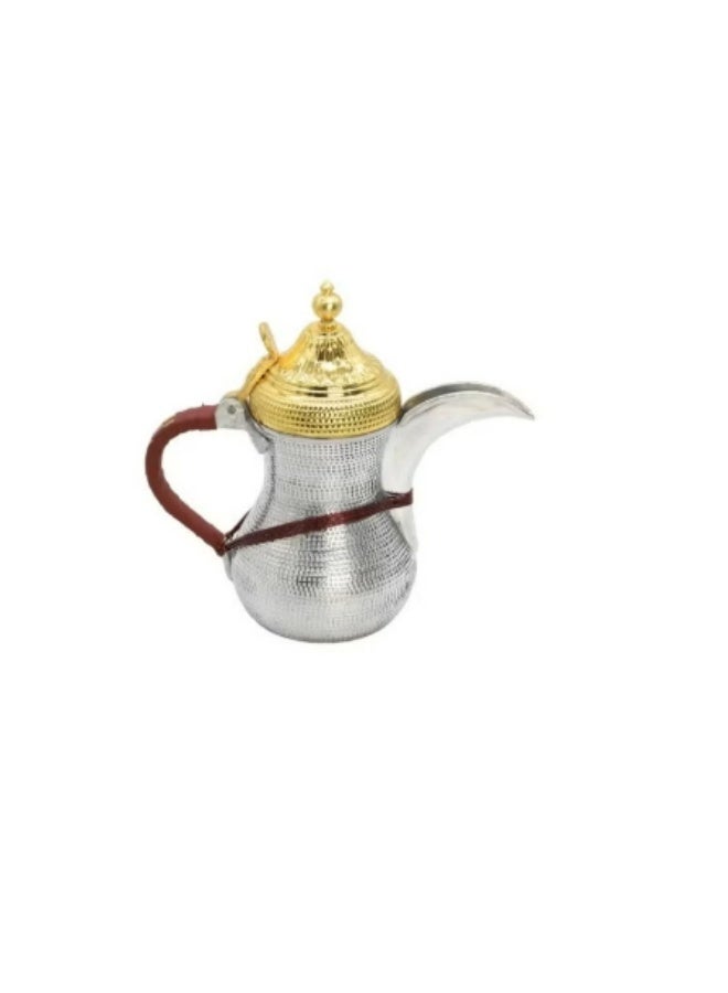 دلة بغدادى المونيوم خفيف (زينة) حب الرمان متينة وعالية الجودة مقاس وسط